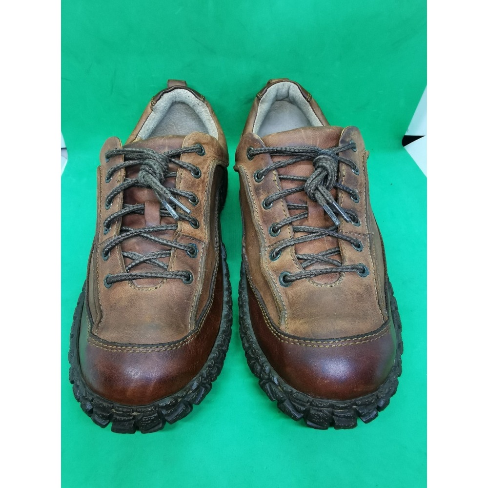 Vintage Born Bushveld Shoes Mens Size 9 M Oxford Round Toe Comfort Brown Leather